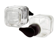 Di vetro trasparenti svuotano le bottiglie della pompa della schiuma durevoli lisciano la superficie