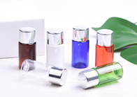 Le bottiglie di plastica portatili della lozione, multi colori svuotano il cappuccio di alluminio delle bottiglie della plastica