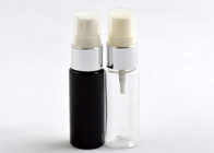 Bottiglie di plastica vuote nere/chiare dello spruzzo della pompa con lo spruzzatore fine di alluminio della foschia