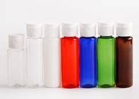 Pompi le bottiglie cosmetiche di plastica, multi bottiglia del cappuccio di vibrazione di colori 30ml per sciampo