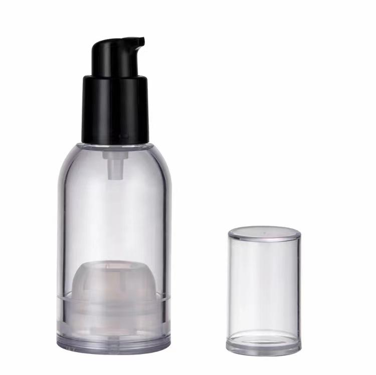 Bottiglie per distributori senza aria in PP con superficie liscia e finitura ghiacciata