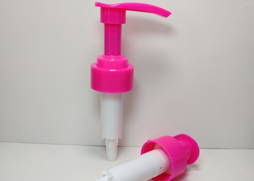 Pompa dell'erogatore della lozione dello SGS 33/410mm di colore di rosa della mano