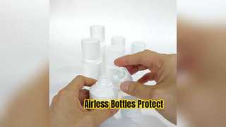 Flacone airless in plastica da 30 ml 50 ml 80 ml 100 ml