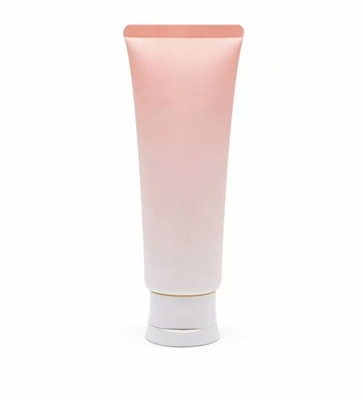 Metropolitana molle della metropolitana della crema di plastica trasparente cosmetica vuota di Flip Top Cap Face Wash
