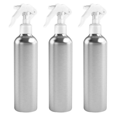 Bottiglia di alluminio d'argento 100ml 200ml 300ml 400ml 500ml dello spruzzo della pompa