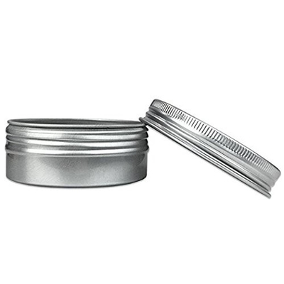 Barattolo di alluminio vuoto su misura con il coperchio 20g 30g 50g 60g 80g 100g 150g 200g della vite