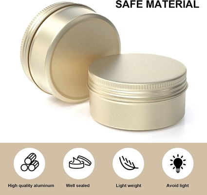 Scatola d'imballaggio di Tin Aluminum Jar Cosmetic Candle del coperchio improvviso quadrato