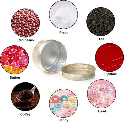 Scatola d'imballaggio di Tin Aluminum Jar Cosmetic Candle del coperchio improvviso quadrato