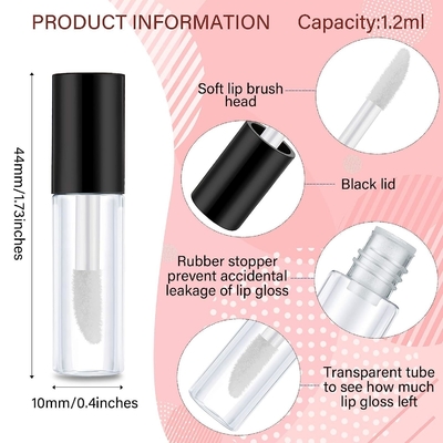 Tubi vuoti del rossetto del set di strumenti cosmetico con il trattamento di superficie di stampa dello schermo