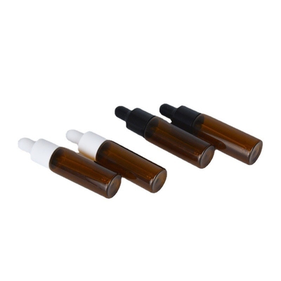 Bottiglie di olio essenziale di vetro rotondo / quadrato / ovale / rettangolare 20g 30g 50g