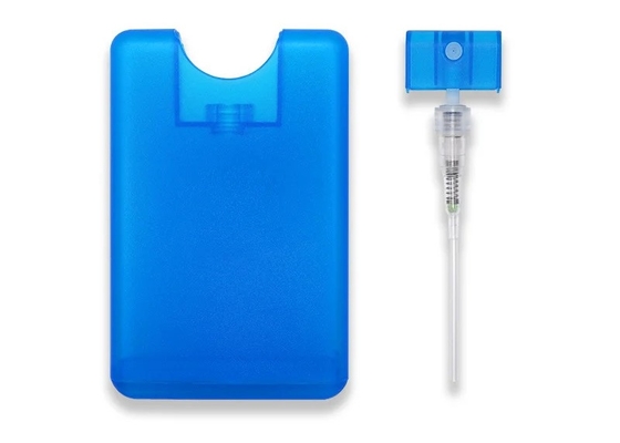 Compatto Mini Plastic Pocket Spray Perfume Sanitizer per le mani Carte di credito Bottiglia Con ugello di plastica