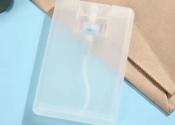 Compatto Mini Plastic Pocket Spray Perfume Sanitizer per le mani Carte di credito Bottiglia Con ugello di plastica