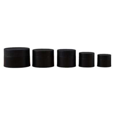30 ml 50 ml 100 ml Ambrone Nero Pp Plastica Crema Cosmetica Bottone Con Capo Bianco Nero