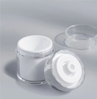 30 ml 50 ml Bottiglia di pompa di alluminio esterno senza aria Per la cura della pelle Imballaggio cosmetico Siero facciale