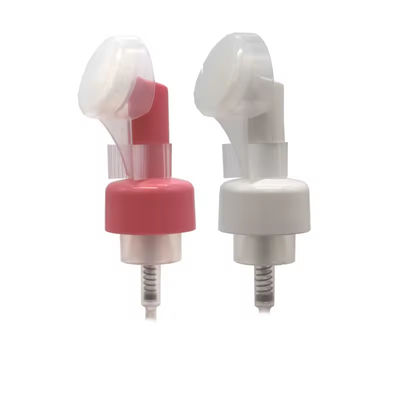 42/410 43/410 Pompa di schiuma di plastica personalizzata con spazzola di silicone per la pulizia della pelle del viso