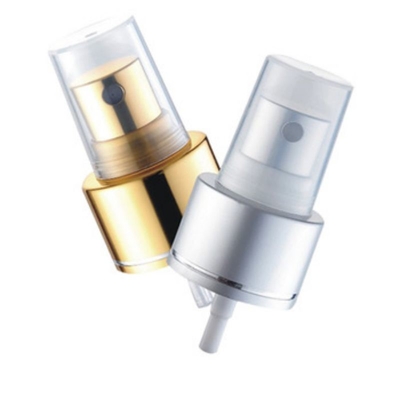 20mm UV Gold Fine Spray Lastic Perfume Mist Pump Prodotto Parole chiave Fog Sprayer
