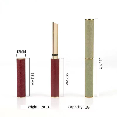 Blush ad alto lucentezza 5 ml di capacità tubo di plastica cilindrica con testa di pennello vari stili senza stampa di disegni