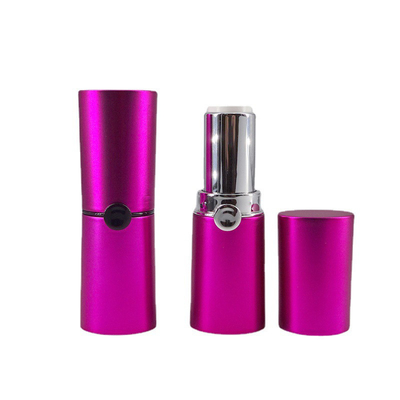 3g Personalizzato Colorato Plastica Gloss Labbra Vuoto Contenitore Cosmetico Imballaggio Rotondo tubo di rossetto
