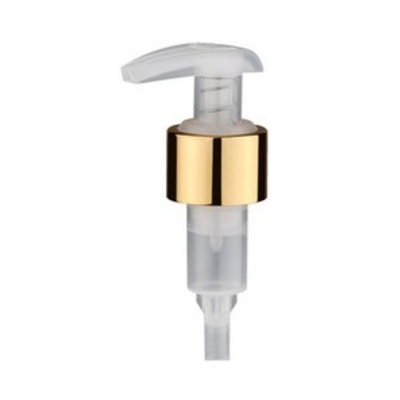 24/410 Pompa di lozione in argento in alluminio UV Bottiglia di shampoo cosmetico