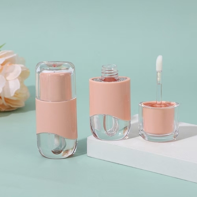 Tubo di rossetto vuoto 3.5G personalizzato con chiusura a vite di sigillo di gomma Tubo di balsamo labiale in plastica per contenitori cosmetici Imballaggi in plastica