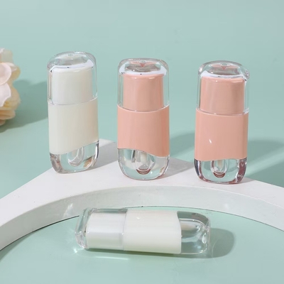 Tubo di rossetto vuoto 3.5G personalizzato con chiusura a vite di sigillo di gomma Tubo di balsamo labiale in plastica per contenitori cosmetici Imballaggi in plastica
