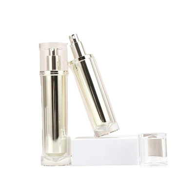 Set di 100 ml di pompe acriliche senza aria, lozioni per il viso, cosmetici, bottiglie di crema