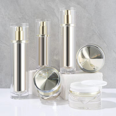 Set di 100 ml di pompe acriliche senza aria, lozioni per il viso, cosmetici, bottiglie di crema