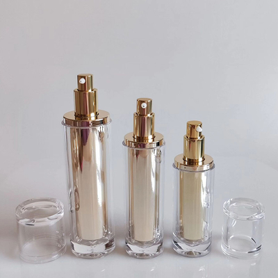 Bottiglia rotonda con cono viola Set di imballaggio cosmetico Barattolo cosmetico