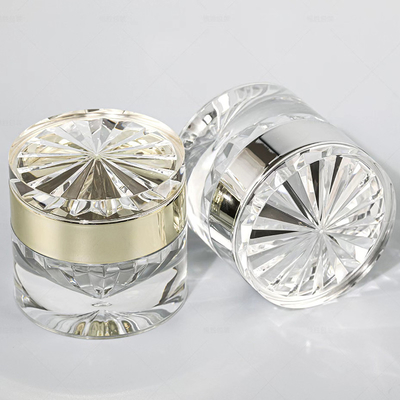 30 ml 50 ml 100 ml Oro Rosa Acrilico Imballaggio Cosmetico Bottiglie Crema Vaso