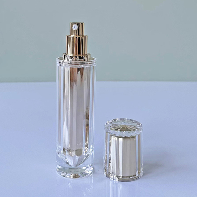 30 ml 50 ml 100 ml Oro Rosa Acrilico Imballaggio Cosmetico Bottiglie Crema Vaso