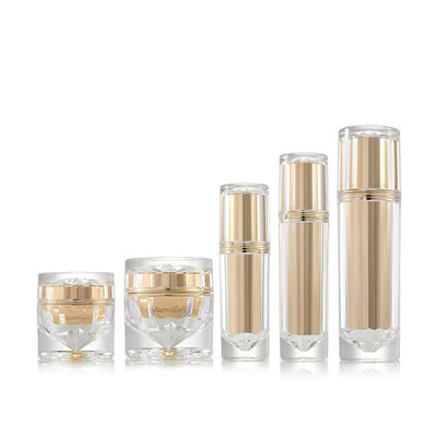 Flacone acrilico per cosmetici, siero, lozione, contenitore da 1oz con pompa airless