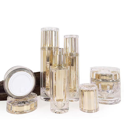 Flacone acrilico per cosmetici, siero, lozione, contenitore da 1oz con pompa airless