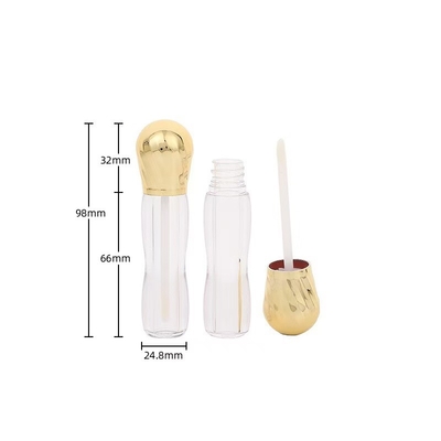 Wholesale Custom 3.5G Tubo di rossetto vuoto con chiusura a vite di sigillo di gomma Tubo di balsamo labiale di plastica per imballaggi per contenitori cosmetici