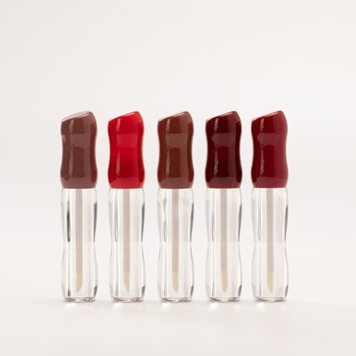3.5g 5g Labbra vuote tubo di rossetto con chiusura a vite di sigillo di gomma tubo di plastica balsamo labiale per imballaggio contenitore cosmetico