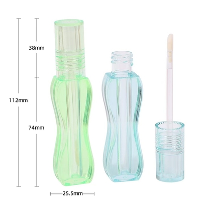 Fabbrica 4g tubo di rossetto a bocca rotonda vuota con chiusura a vite di sigillo di gomma tubo di balsamo labiale di plastica per imballaggi per contenitori cosmetici