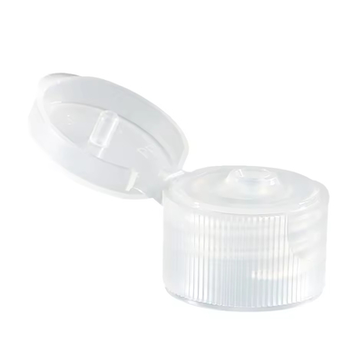 20 mm Flip Top Caps a nervatura nera di plastica a vite per sapone liquido