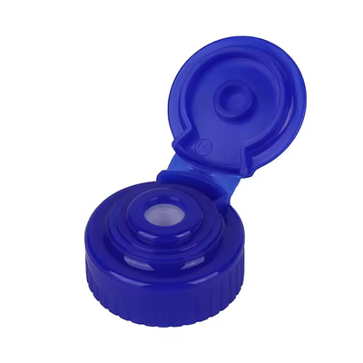 20 mm Flip Top Caps a nervatura nera di plastica a vite per sapone liquido