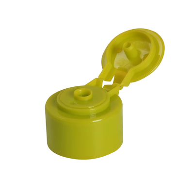 20 mm Flip Top Caps a nervatura nera di plastica a vite per sapone liquido