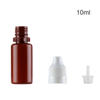 Bottiglia da 10 ml con gocciolante per le bottiglie di olio di fumo con chiusura push pull