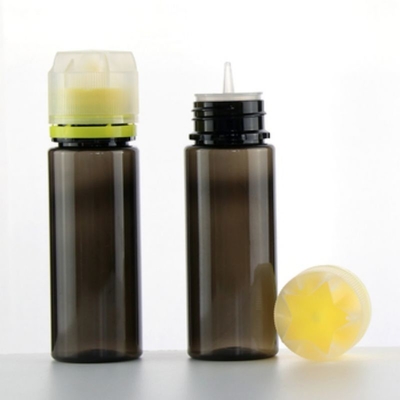 50 ml Smoke Oil Liquid Long Plastic Bottles For Oil Juice With Childproof Packing Lotion Finish Matte Finish