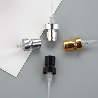 15mm Luxury Perfume Gold Metal Aluminum Atomizer Anodizzato Pompa Sprayer di Nebbia Fine