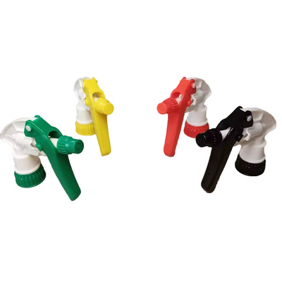 28/400 28/410 28/415 D Forma Trigger su misura PP Trigger Sprayer con testa di spruzzo in plastica