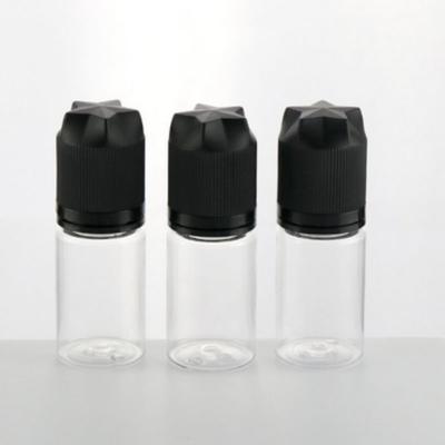 bottiglia nera opaca fredda bottiglia di olio di fumo nero utilizzare bottiglia di plastica