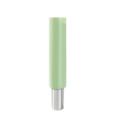Tubo nero rotondo con tappo a vite per crema per viso e cura della pelle