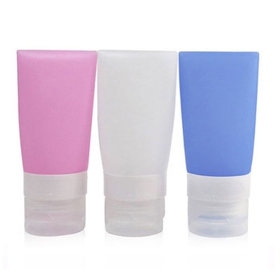 Tubo di spremitura in plastica bianca con tappo a piegatura per la pulizia contenuto della maschera Crema Lozione imballaggio Tipo cosmetico