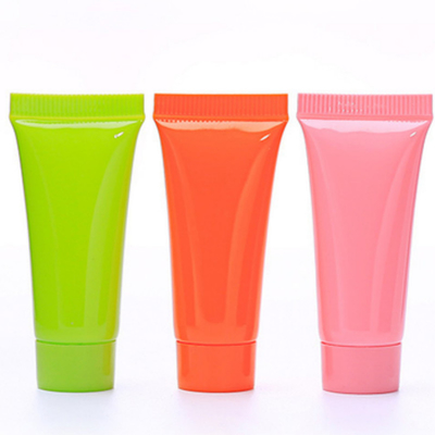 Tubo di spremitura in plastica bianca con tappo a piegatura per la pulizia contenuto della maschera Crema Lozione imballaggio Tipo cosmetico