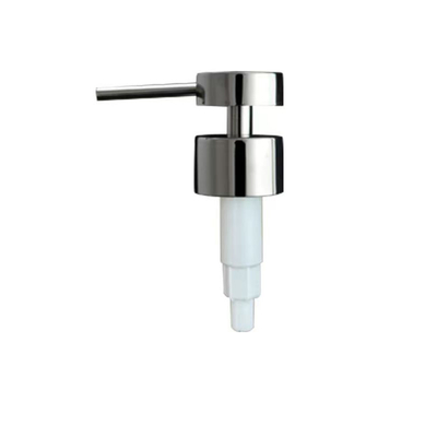 Acciaio inossidabile Oro fuori molla Pompa di lozione Dispenser di sapone in metallo nero Diametro 28 mm