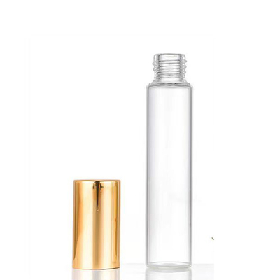 5 ml di campione vuoto di qualità nero oro argento in alluminio spruzzatore spray di vetro