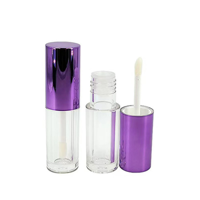 Tubo per rossetto per labbra vuoto a misura 3.5g 5g con chiusura a vite di sigillo di gomma Tubo di balsamo per labbra in plastica per imballaggi per contenitori cosmetici