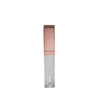 Tubo di balsamo per contenitori cosmetici confezionamento fai da te 4g bocca rotonda vuota tubo di rossetto con sigillo di gomma chiusura a vite labbro di plastica